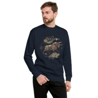 Taurus Zodiac series Unisex Premium Sweatshirt - Thumbnail 6