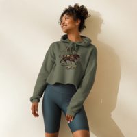 Taurus Zodiac series Crop Hoodie - Thumbnail 2