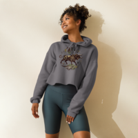 Taurus Zodiac series Crop Hoodie - Thumbnail 3