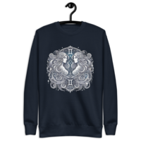 Gemini Zodiac series Unisex Premium Sweatshirt - Thumbnail 2
