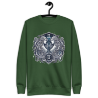 Gemini Zodiac series Unisex Premium Sweatshirt - Thumbnail 6