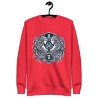 Gemini Zodiac series Unisex Premium Sweatshirt - Thumbnail 8