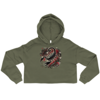 Scorpio Zodiac series Crop Hoodie - Thumbnail 3