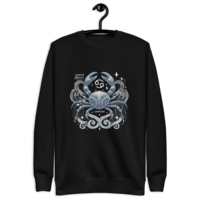Cancer Zodiac series Unisex Premium Sweatshirt - Thumbnail 1