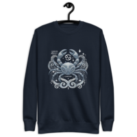 Cancer Zodiac series Unisex Premium Sweatshirt - Thumbnail 3