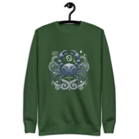 Cancer Zodiac series Unisex Premium Sweatshirt - Thumbnail 7