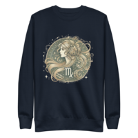 Virgo Zodiac series Unisex Premium Sweatshirt - Thumbnail 2