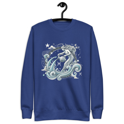 Aquarius zodiac series unisex premium sweatshirt