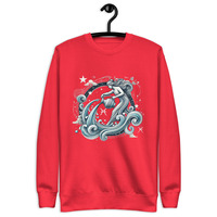 Aquarius Zodiac series Unisex Premium Sweatshirt - Thumbnail 8