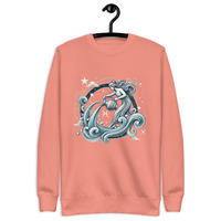 Aquarius Zodiac series Unisex Premium Sweatshirt - Thumbnail 10