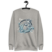 Aquarius Zodiac series Unisex Premium Sweatshirt - Thumbnail 12