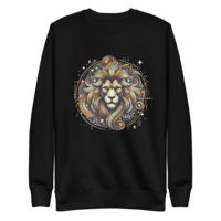 Leo Zodiac series Unisex Premium Sweatshirt - Thumbnail 1