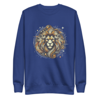 Leo Zodiac series Unisex Premium Sweatshirt - Thumbnail 5