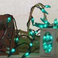 Christmas Holiday- LED Chili Pepper string lights - 50 Peppers per string - - 13.5 ft - free ship - Thumbnail 5