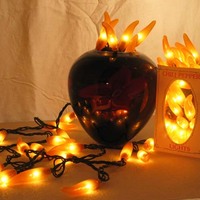 Christmas Holiday- LED Chili Pepper string lights - 50 Peppers per string - - 13.5 ft - free ship - Thumbnail 7