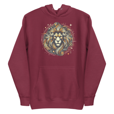 Leo zodiac series unisex hoodie