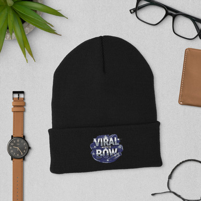 Viral movie bow cuffed beanie