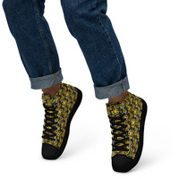 U of M Mens high top canvas shoes - Thumbnail 6