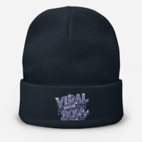 Viral Movie Bow Neon Embroidered Beanie - Thumbnail 1
