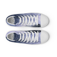 Lightning Storm Mens high top canvas shoes - Thumbnail 6