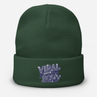 Viral Movie Bow Neon Embroidered Beanie - Thumbnail 3