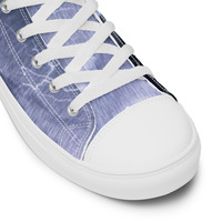 Lightning Storm Mens high top canvas shoes - Thumbnail 9