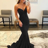 Sweetheart Neck Sqeuins mermaid Prom Dresses, PD230134 - Thumbnail 4