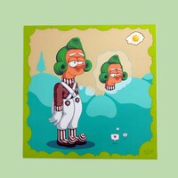 Painting by Dhani Barragan "Not Inside"  - Thumbnail 1