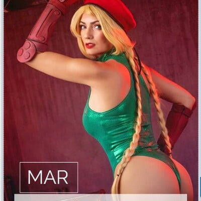 Ivy cosplay 2025 calendar january to december