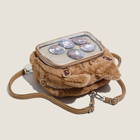 Y2K Brown Cat Backpack - Thumbnail 2