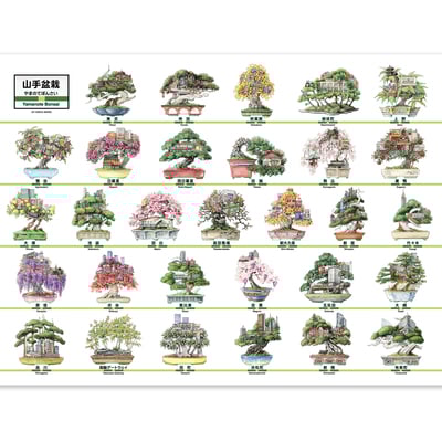 "yamanote bonsai" a2 poster - Thumbnail 1