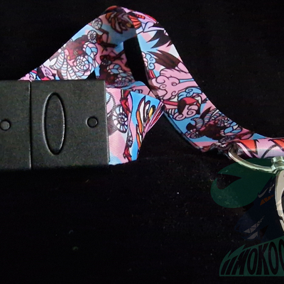 Lanyard - candy animals - flamingos