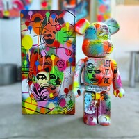 Custom Bearbrick 1000 %: "ORANGE BOY" by JUDAS ARRIETA - Thumbnail 6