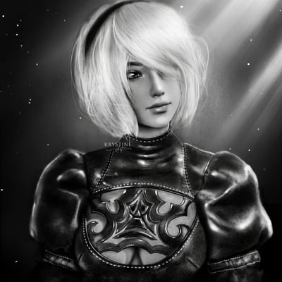 Eve × 2b - stellar blade 