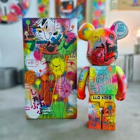 Custom Bearbrick 1000 %: "ORANGE BOY" by JUDAS ARRIETA - Thumbnail 8