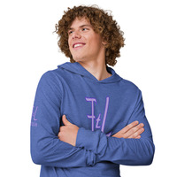 Purple Faith to Live-FtL Brand Hooded Long-Sleeve Tee - Thumbnail 1