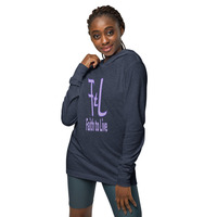 Purple Faith to Live-FtL Brand Hooded Long-Sleeve Tee - Thumbnail 8