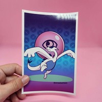 Po Kemon Mini Prints (Ampharos & Mareep) - Thumbnail 1