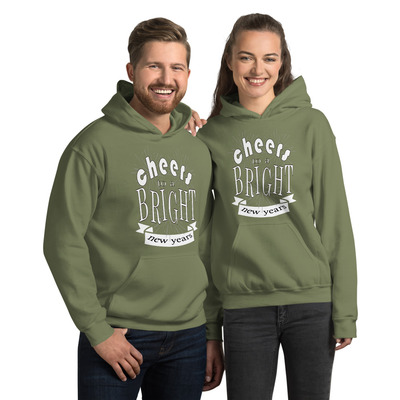 Cheers to a new year unisex hoodie