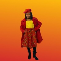 Red Young Girl Skirt Set - Thumbnail 1