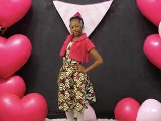 Pink/ Green Young Girl Skirt Set