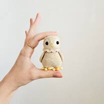 Baby Owl - critter stitch crochet bird pattern / amigurumi