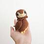 Baby Owl - critter stitch crochet bird pattern / amigurumi-2