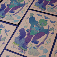 Let's Get Spooky! Riso Print - Thumbnail 3