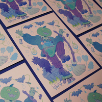 Let's Get Spooky! Riso Print - Thumbnail 2