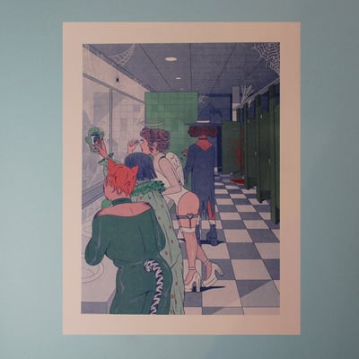 LAST ONE At The Witching Hour Riso Print