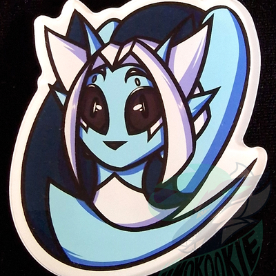 Acrylic animal magnet - lawrence the somali cat