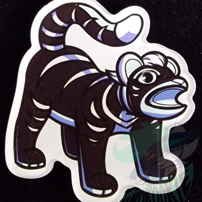 Acrylic animal magnet - shuji the sumatran tiger