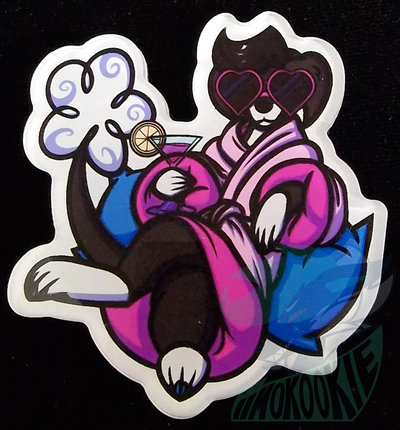 Acrylic Animal Magnet - Javier The Poodle Dog