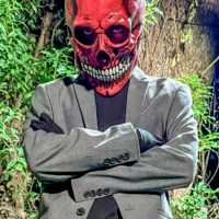 Mister Skulch RED -- Full Head Latex Halloween Mask -- Factory Edition - Thumbnail 7